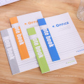 Hojas de calidad premium Papel reciclado con Notebooks de Lamination School Planner de laminación Bopp brillante